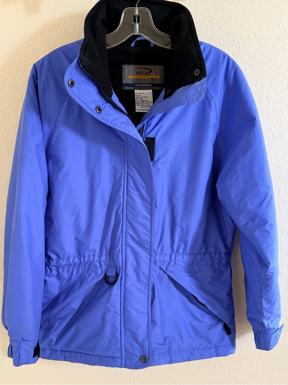 RAWIK Endurance Women's Periwinkle Waterproof Ski Jacket with Hood (Size S)